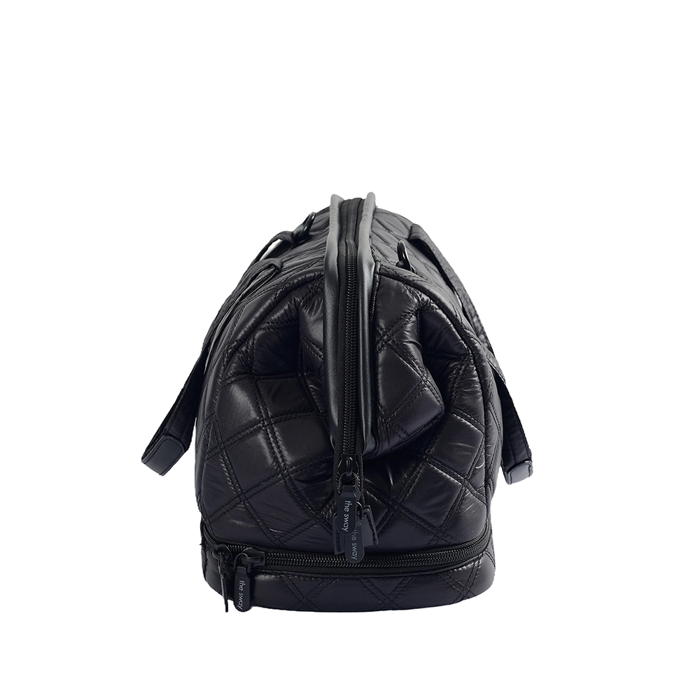 stor kapacitet puffy duffle weekender bag unisex gym handväska
