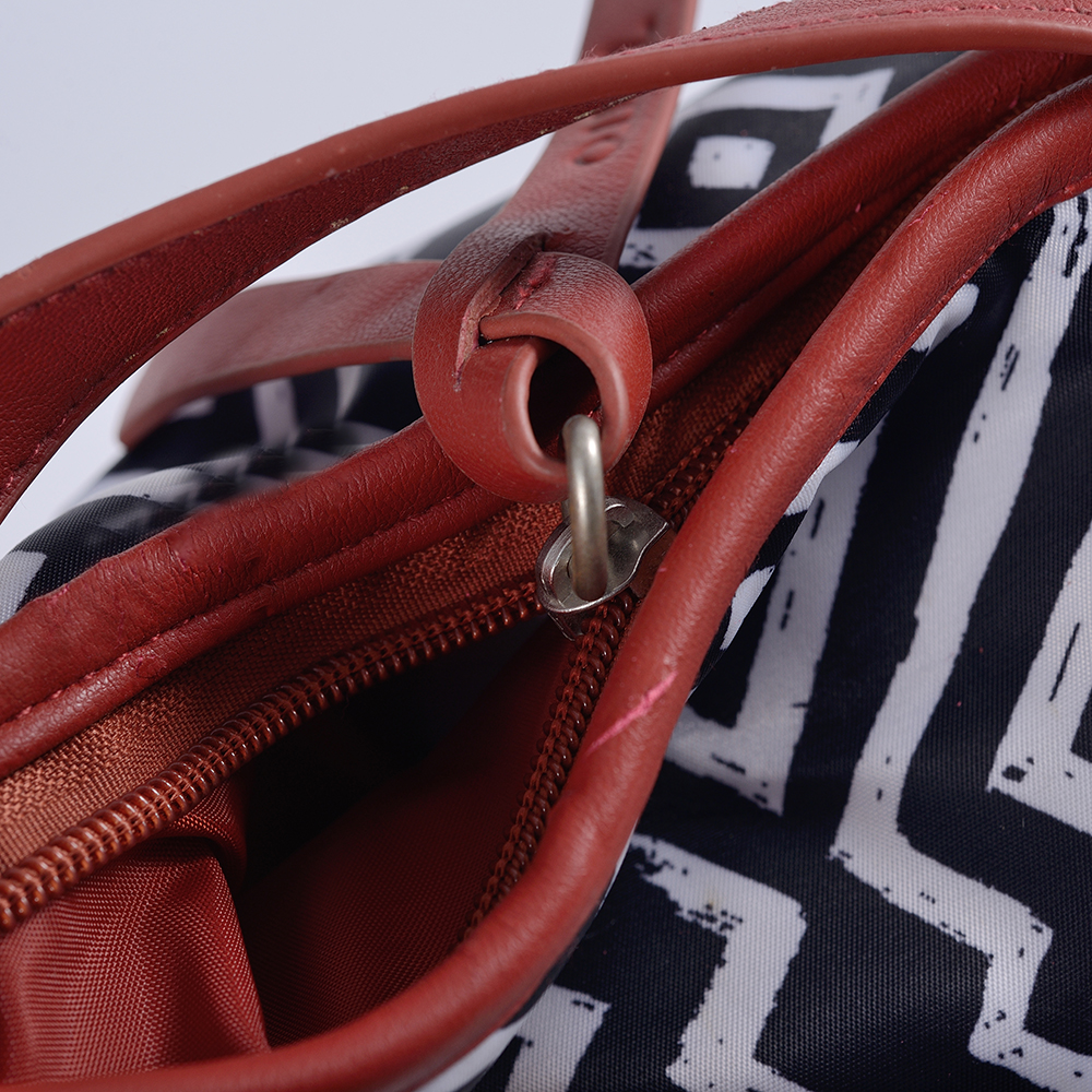 Lätt tote bag pendling enkel axelväska silke screentryck utskrift