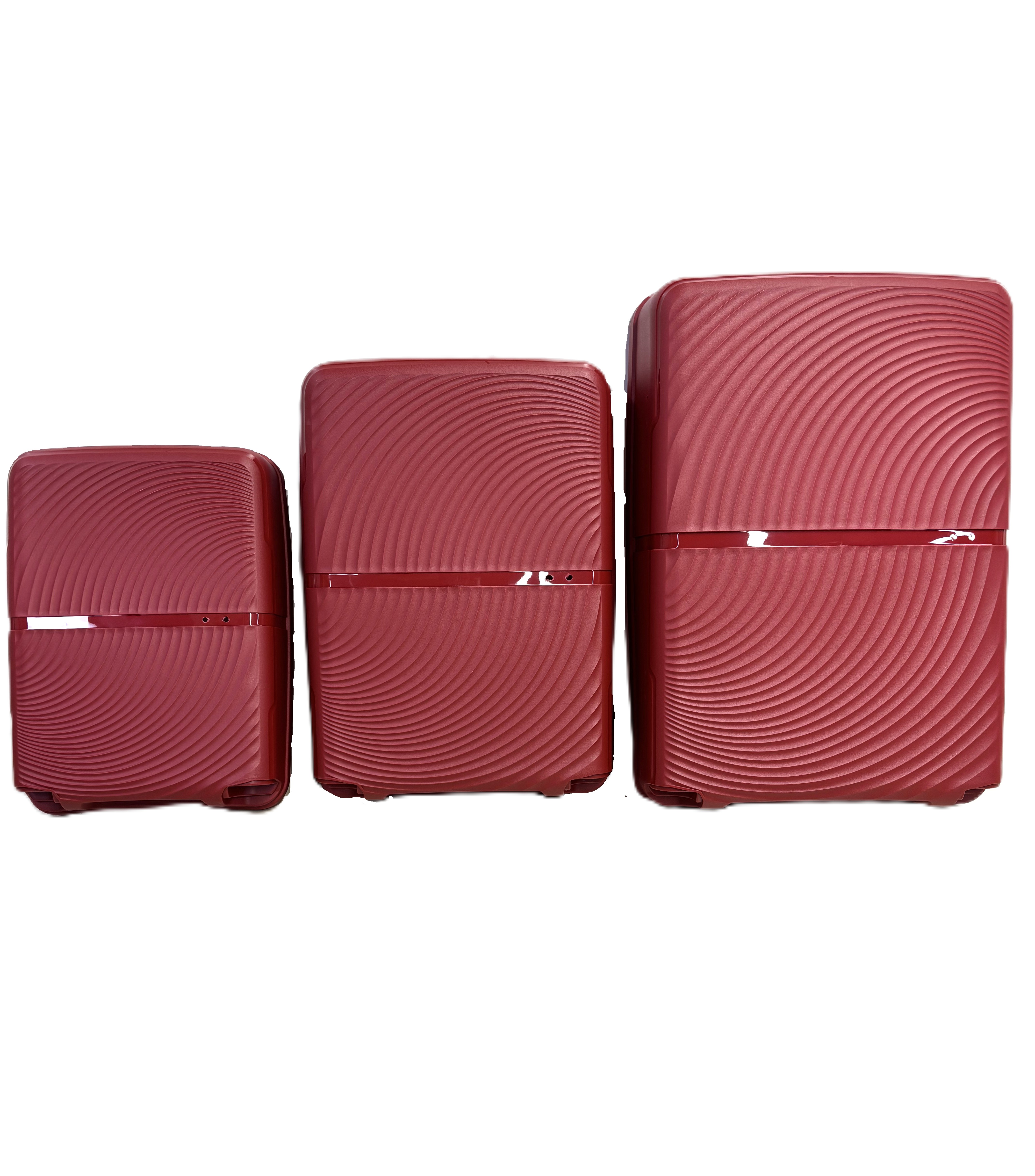 Anpassat PP-bagage billigt pris 12 st slitstark unisex resväska