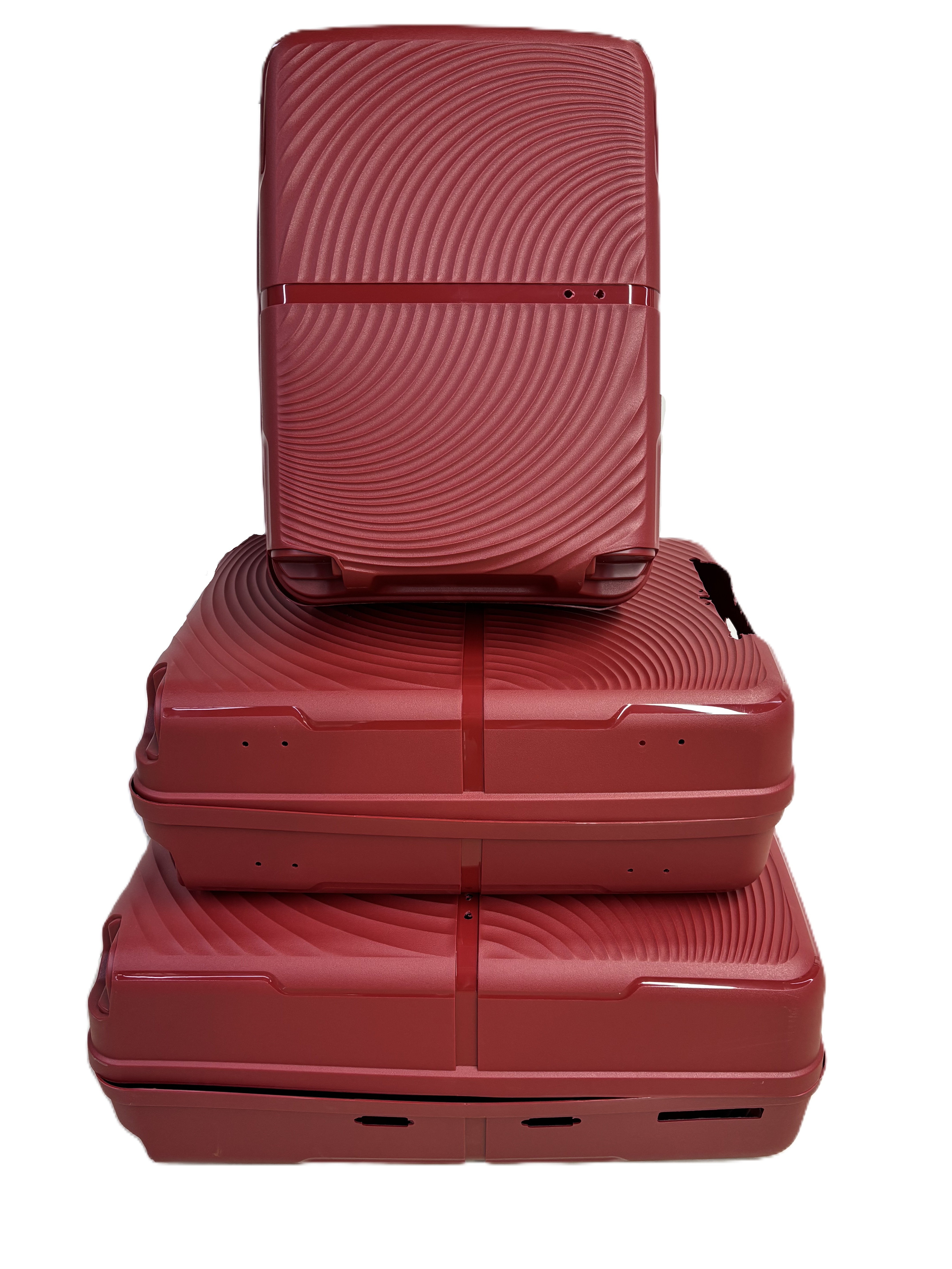Anpassat PP-bagage billigt pris 12 st slitstark unisex resväska
