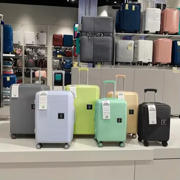 4 st PP polypropen vagn bagage resväska set tillverkar anpassade